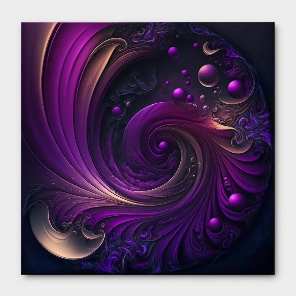 abstract art in purple shades colors 1 Hannah Design